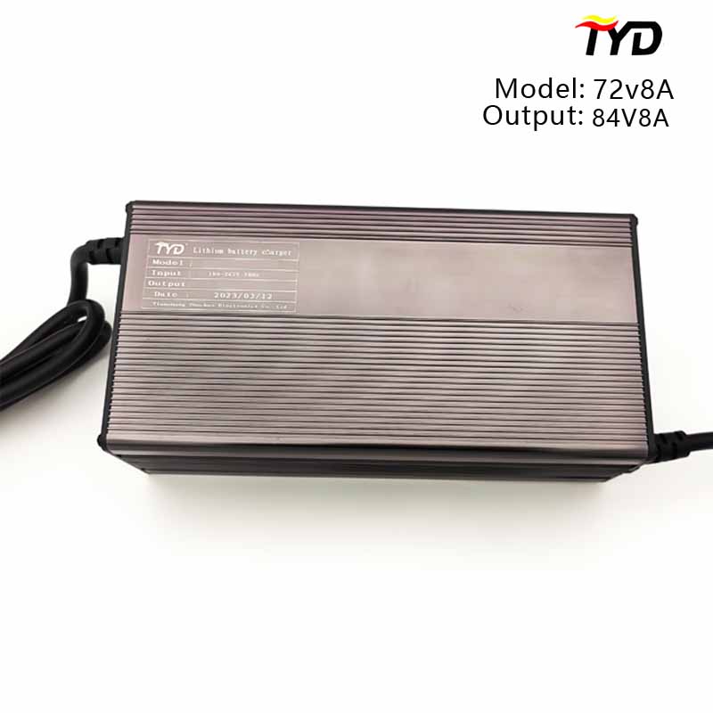 tyd 84v 8a lithium ion battery pack charger